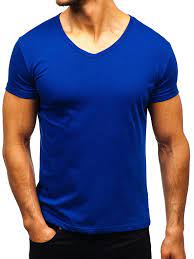 Plain Fashionable V-neck T-Shirts