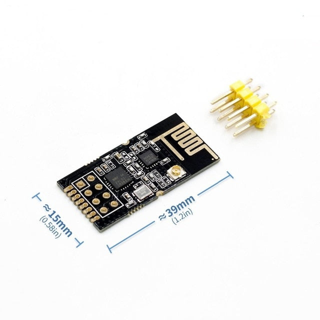 NRF24L01+ 2.4G wireless data transmission module 2.4GHz NRF24L01 upgrade na bersyon NRF24L01+PA+LNA 1000 Meter Para sa Arduino