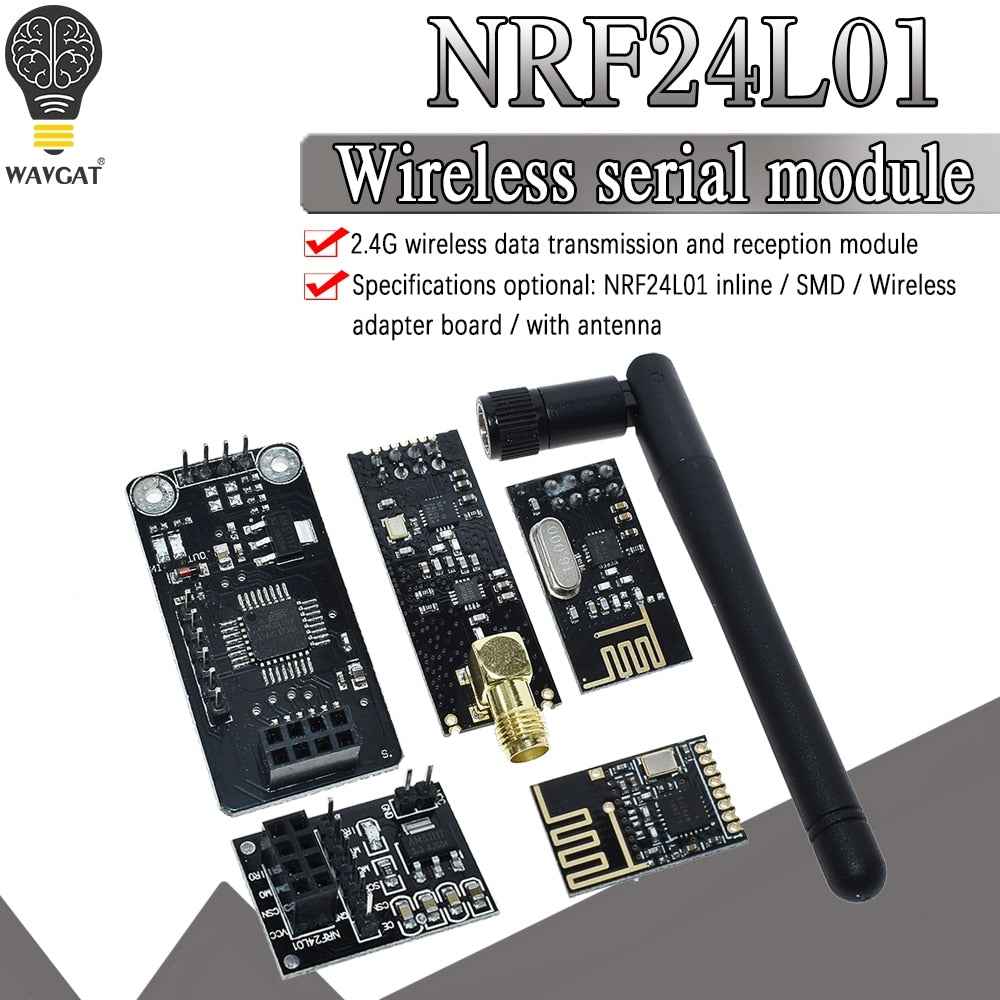 NRF24L01+ 2.4G wireless data transmission module 2.4GHz NRF24L01 upgrade na bersyon NRF24L01+PA+LNA 1000 Meter Para sa Arduino